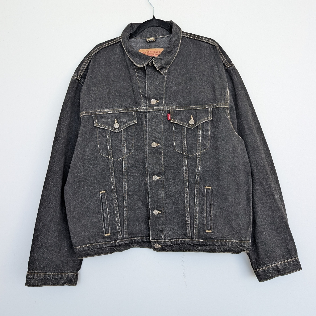 Vintage Levis Type Iii 90s 56902 Denim Trucker Jacket Sz Xxl Heavy Duty Biker